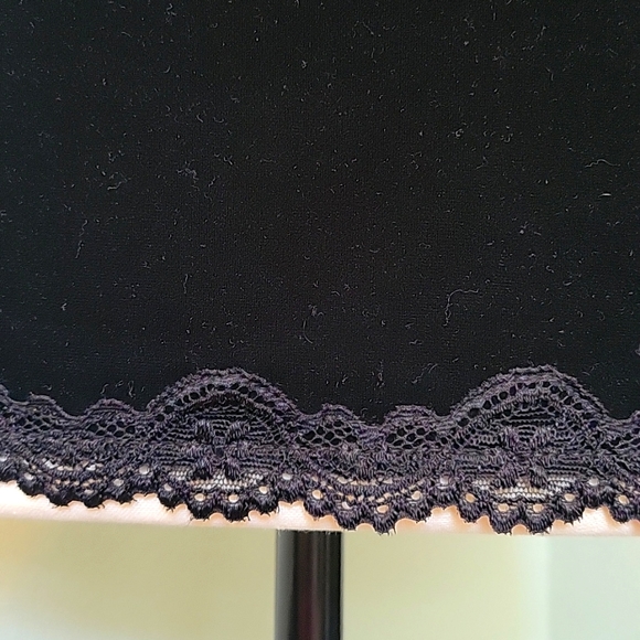 Vintage Apt. 9 Stretch Black Velvet Tank Top in S - Picture 9 of 12